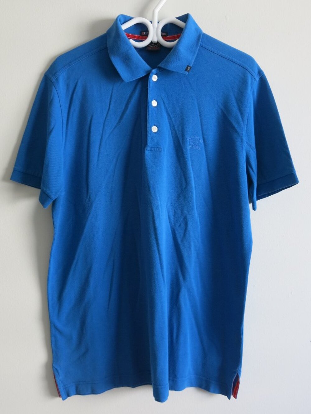 Paul & Shark Yachting Collection Yacht Club Ocean Team Pique Polo Shirt Size XL